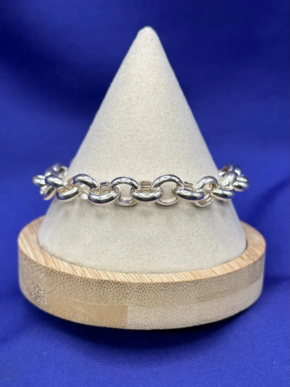 Milor Italy 950 Ultrafine Silver Open Link Bracelet - Picture 10 of 16